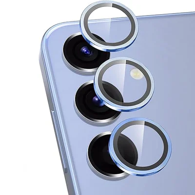 Película Protetora De Câmeras Para Samsung Galaxy S25 + Plus Azul Claro