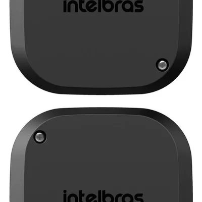 Kit 2 Caixas Organizadoras De Plugs E Passagem De Cabo Na Cor Preta Para Cftv Vbox 1100 Intelbras