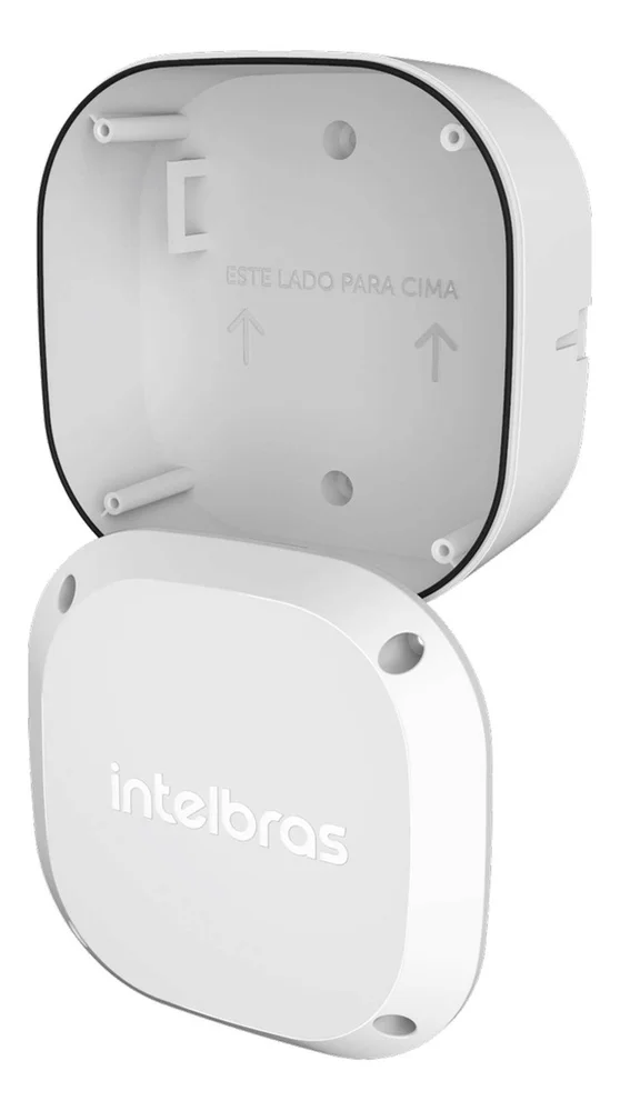 Imagem 3 de 4 do produto Kit 2 Caixas Organizadora De Plugs E Passagem De Cabo Para Cftv Vbox 1100 E Intelbras