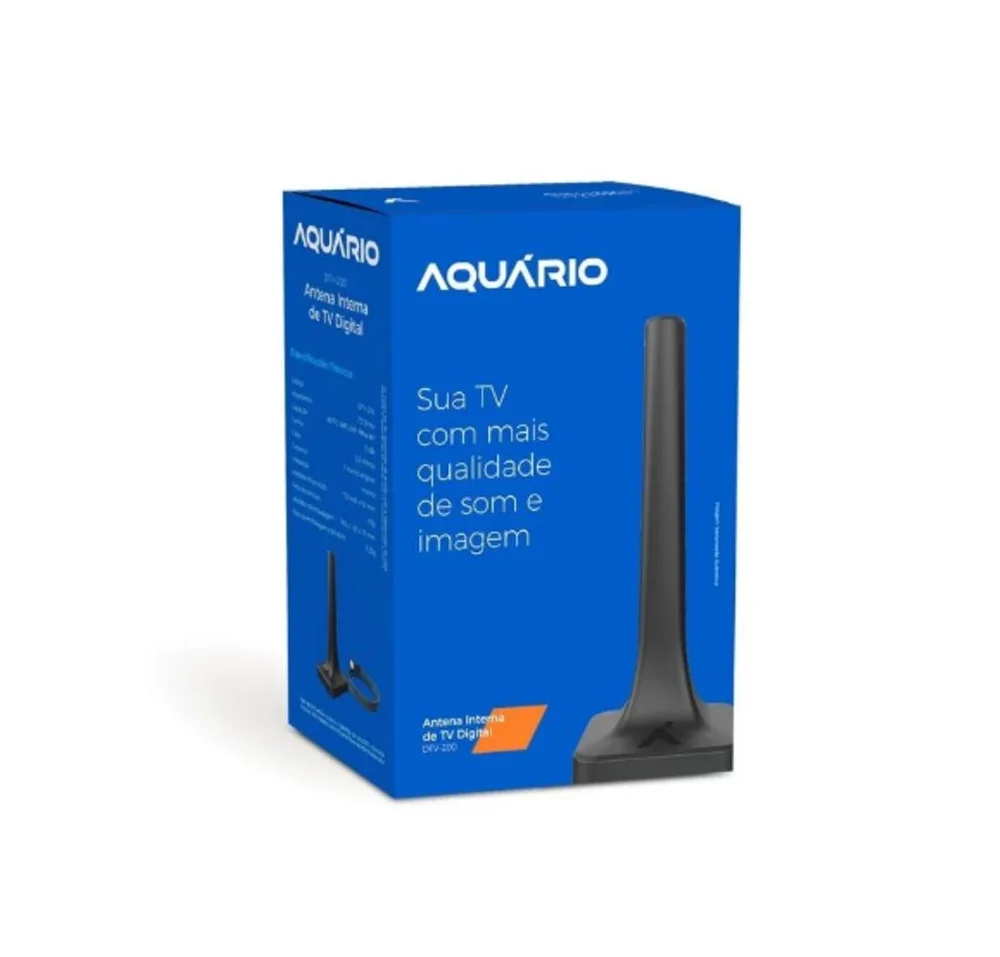 Imagem 4 de 4 do produto Antena Digital Interna 4k Hdtv Aquário Dtv-200