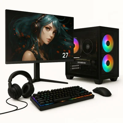 PC Gamer Completo Skill Ryzen 5 5600g, 16gb, Radeon Vega 7, SSD 1TB M.2, + Monitor 27" Ips 100hz - Sk27002