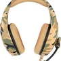 Headset Gamer Profissional Ps4 XBOX PC Onikuma K1b Camuflado Amarelo