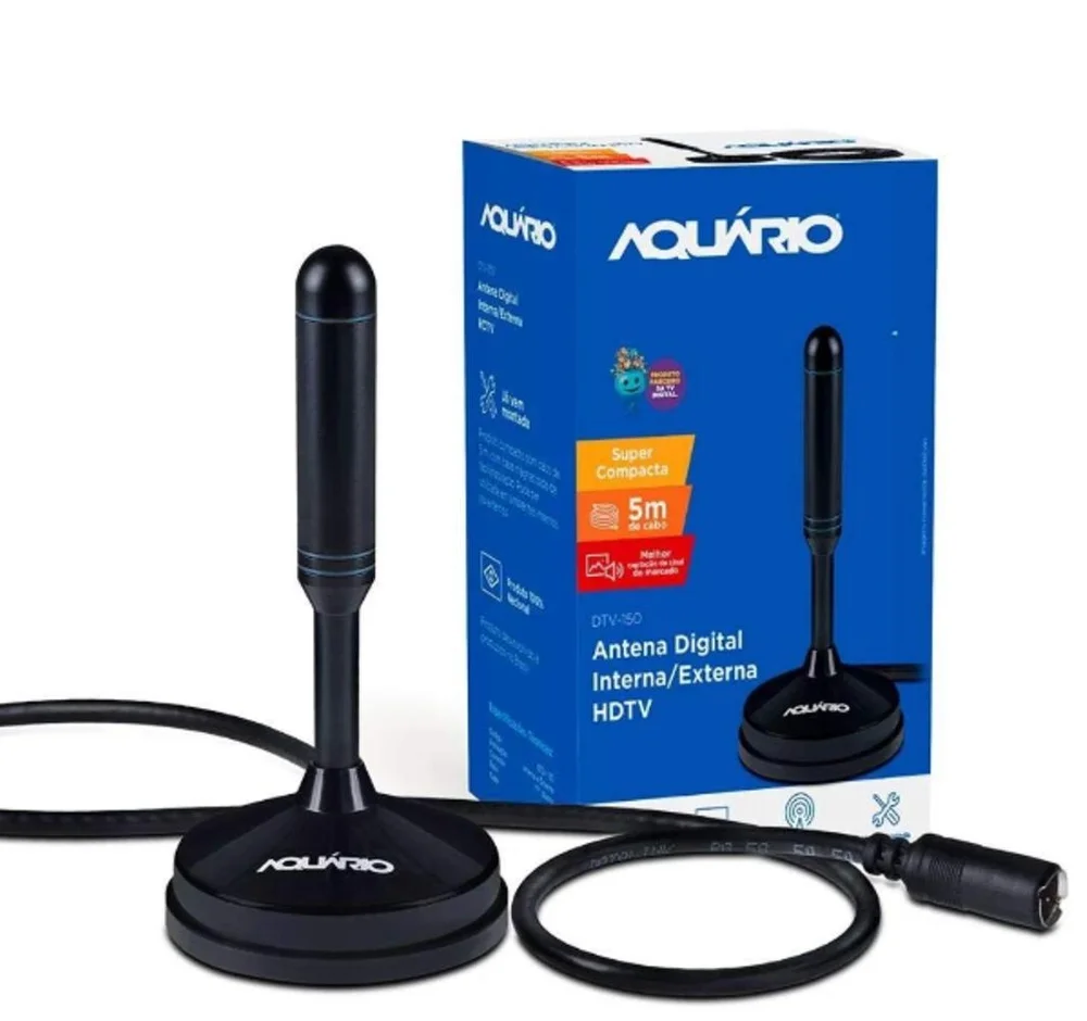 Imagem 4 de 4 do produto Antena Digital Interna Full Hdtv 4k Aquário Dtv-150