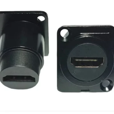 Emenda F HDMI Metal Painel  Conexão Estável E Segura - 4 Pçs