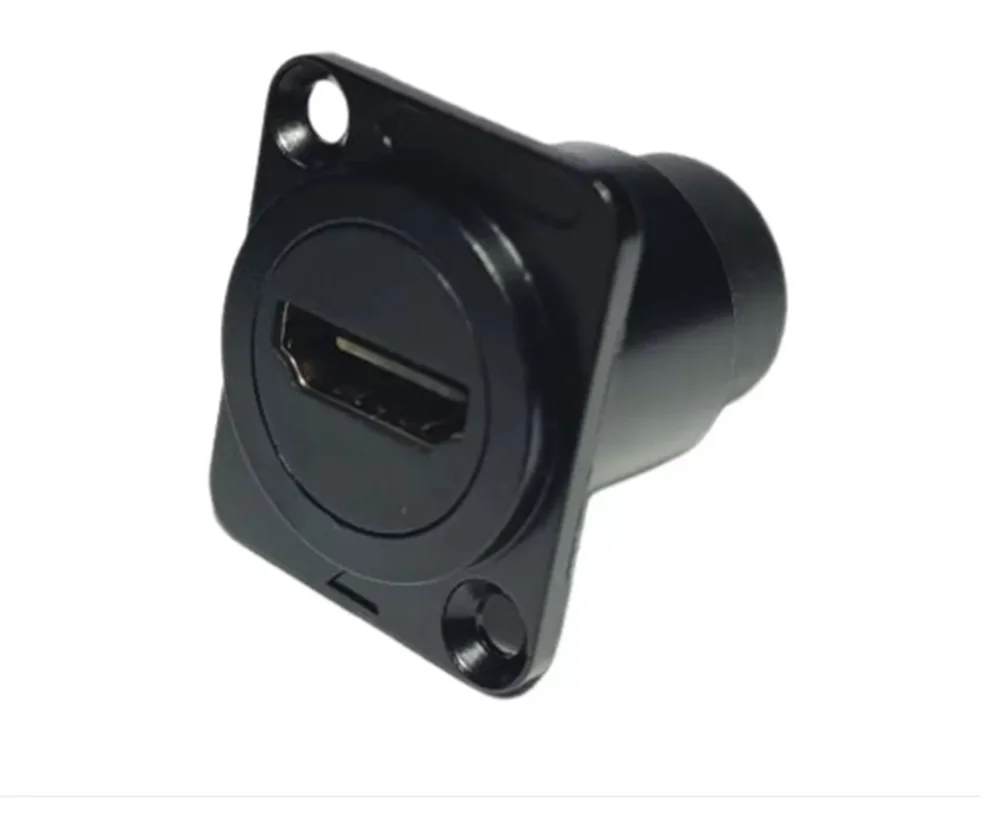 Imagem 4 de 5 do produto Emenda F HDMI Metal Painel  Conexão Estável E Segura - 4 Pçs