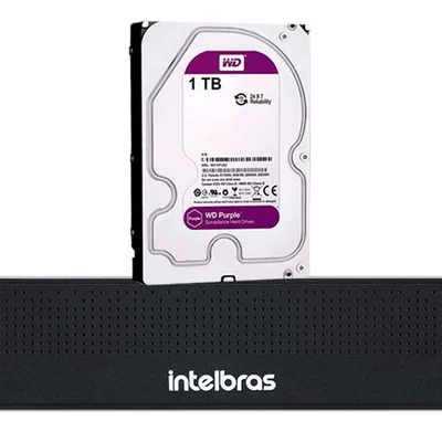 Gravador De Vídeo Digital Com Inteligência Artificial Intelbras Mhdx 3004-c Com Reconhecimento Facial 4 Canais E Hd 1TB