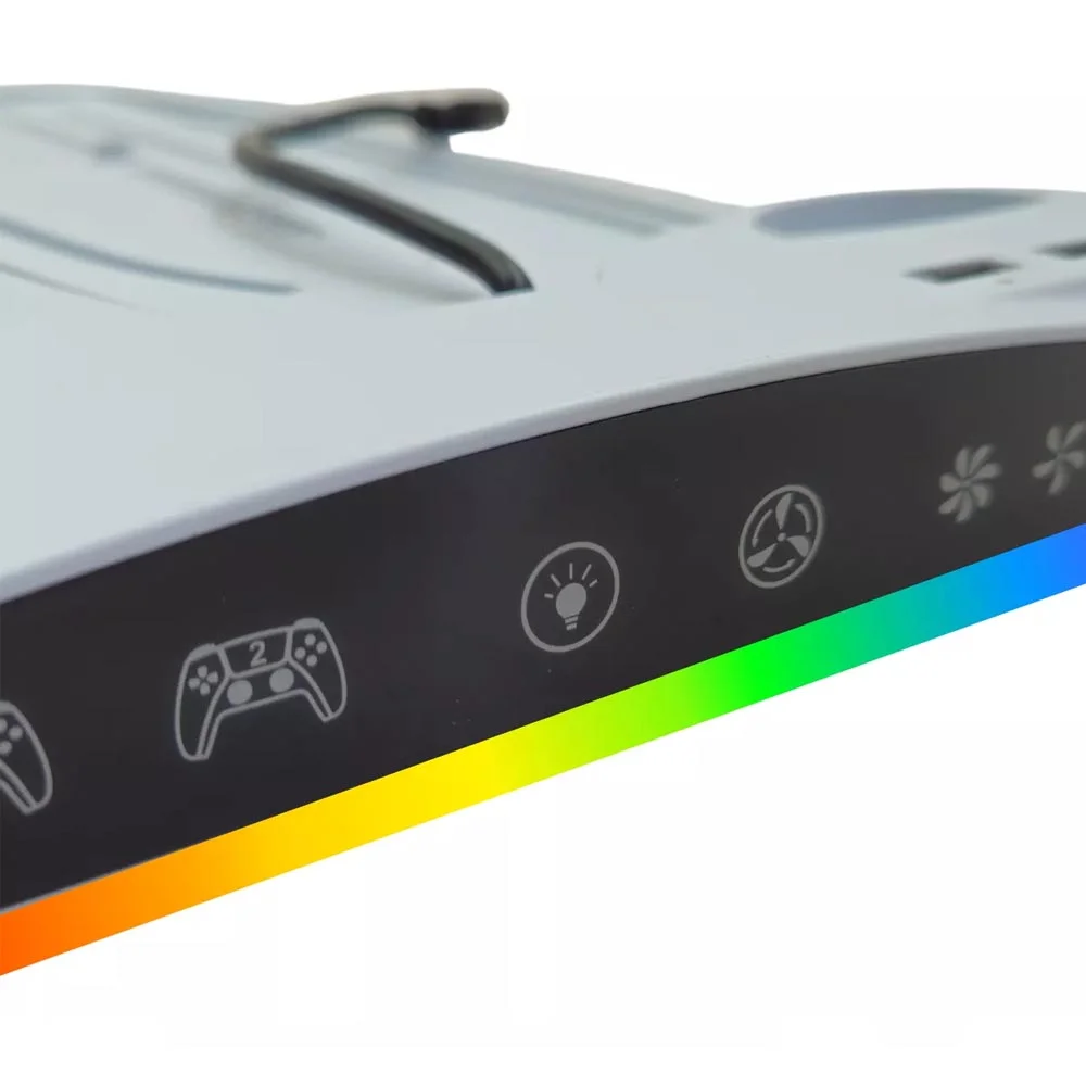 Imagem 5 de 5 do produto Multifuncional Ps5 /ps5 Silm Cooling Stand Dock  De Carregamento Tp5-3570