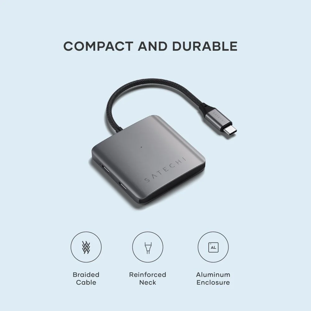 Imagem 5 de 5 do produto Hub Satechi Usbc 4 Portas Power Delivery Carregamento Rápido