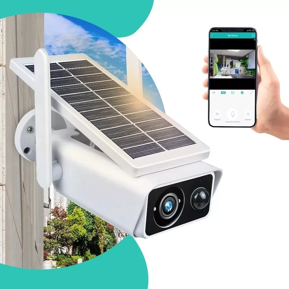 Câmera de Segurança Wi‑Fi Solar foto 2