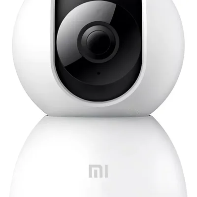 Câmera De Segurança Xiaomi C300 2k 360° Com Visão Noturna, Detecção De Pessoas E Controle Via App - Branco.