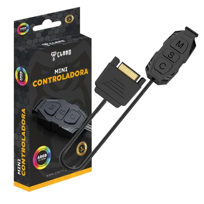 Mini Controladora ARGB Sem Controle PARA CONTROLE DE FAN COOLER