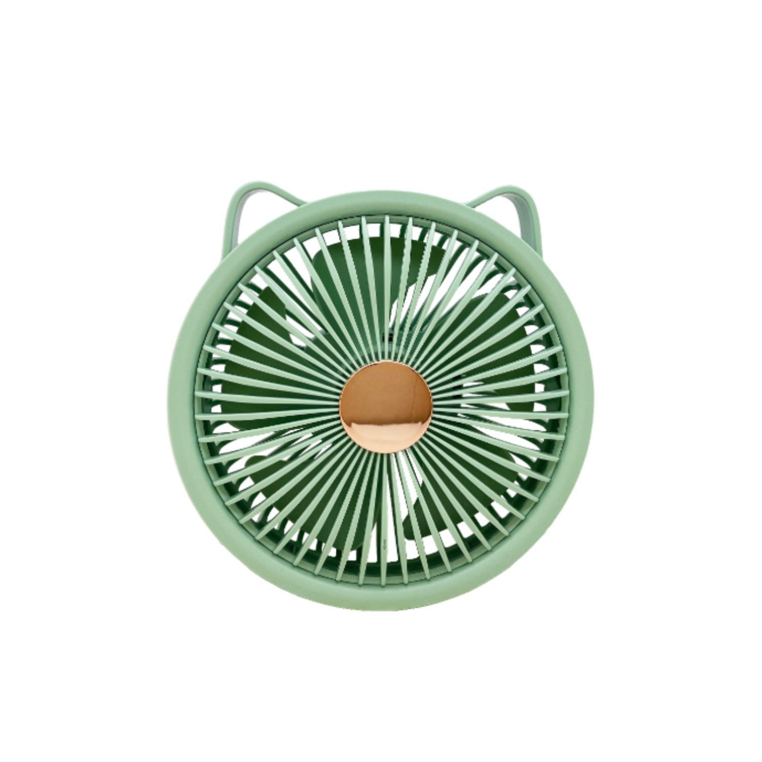 Mini Ventilador Portátil Bommax, Rotação 360º, Velocidade Ajustável, Silencioso - Bm-a22 Verde
