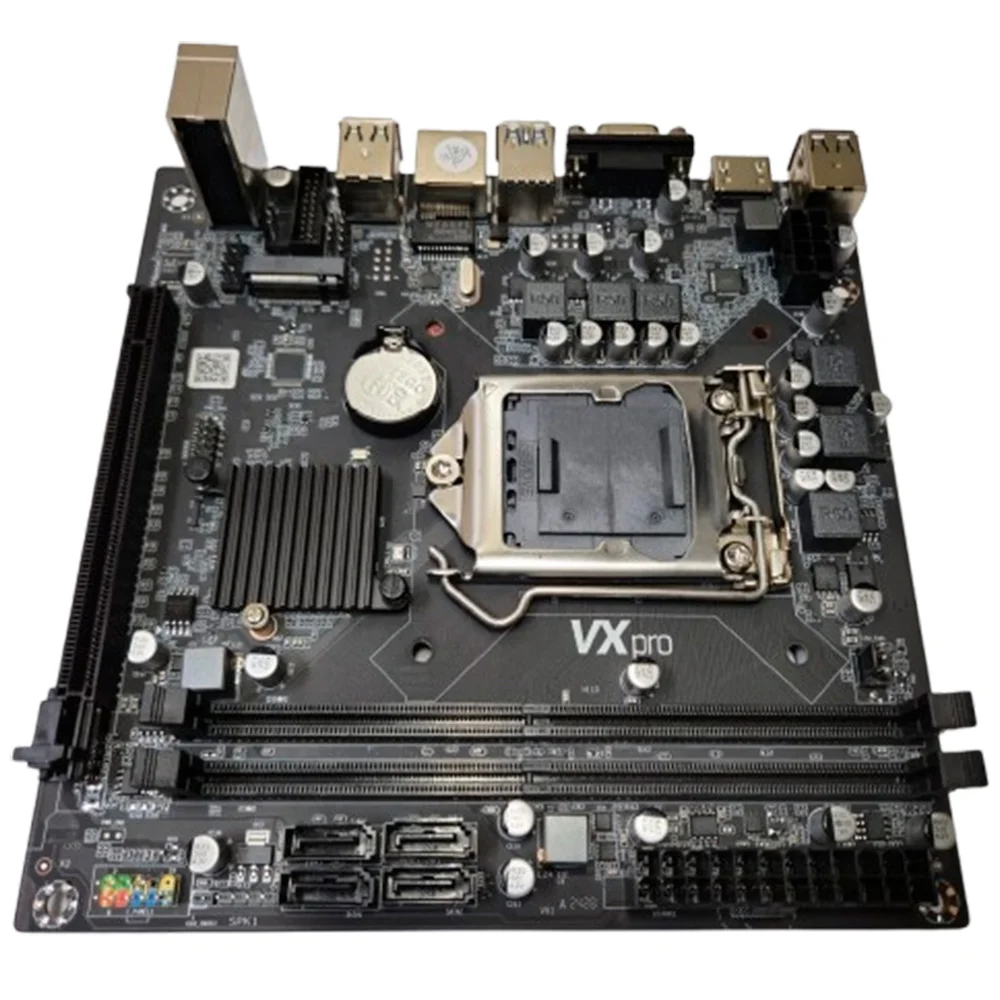 Placa Mãe Vxpro, Chipset H110, Intel LGA  1151, Slot M.2, Micro Atx, Dual Chanel Ddr4 - Vx H110xg M.2 5
