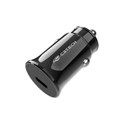 Carregador Veicular, C3tech, Usb-c, Pd - Ucv-p10bk