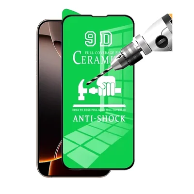 Película Cerâmica 9d Compatível Com Iphone 16 Pro Max