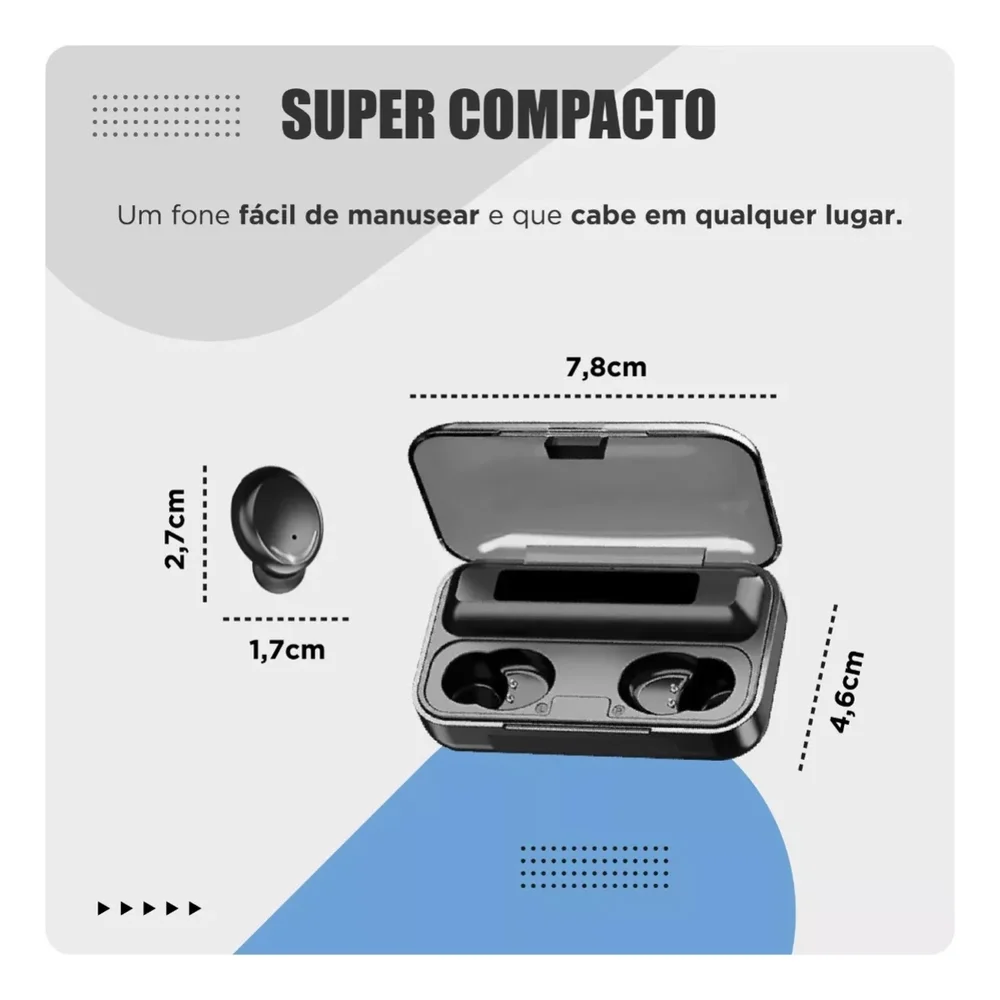 Imagem 2 de 5 do produto Fone Power Bank Bluetooth Top Para Samsung A12