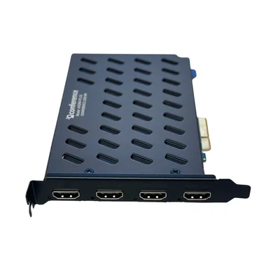 Placa de Captura 4HDMI-PLUS Conference — PCIe Interna 4 Canais HDMI Simultâneos para Transmissão ao Vivo, vMix e OBS | Streaming Profissional
