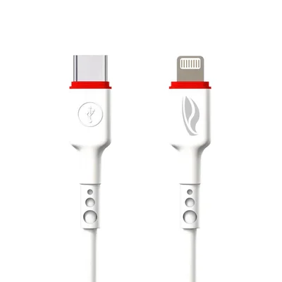 Cabo, Carregador C3tech Usb-c Para Lightning ( Iphone ), 1m, Branco - Cb-cl100wh
