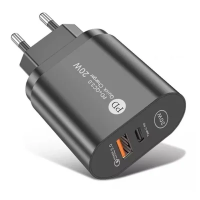 Carregador Turbo Preto Compatível Com Samsung A50