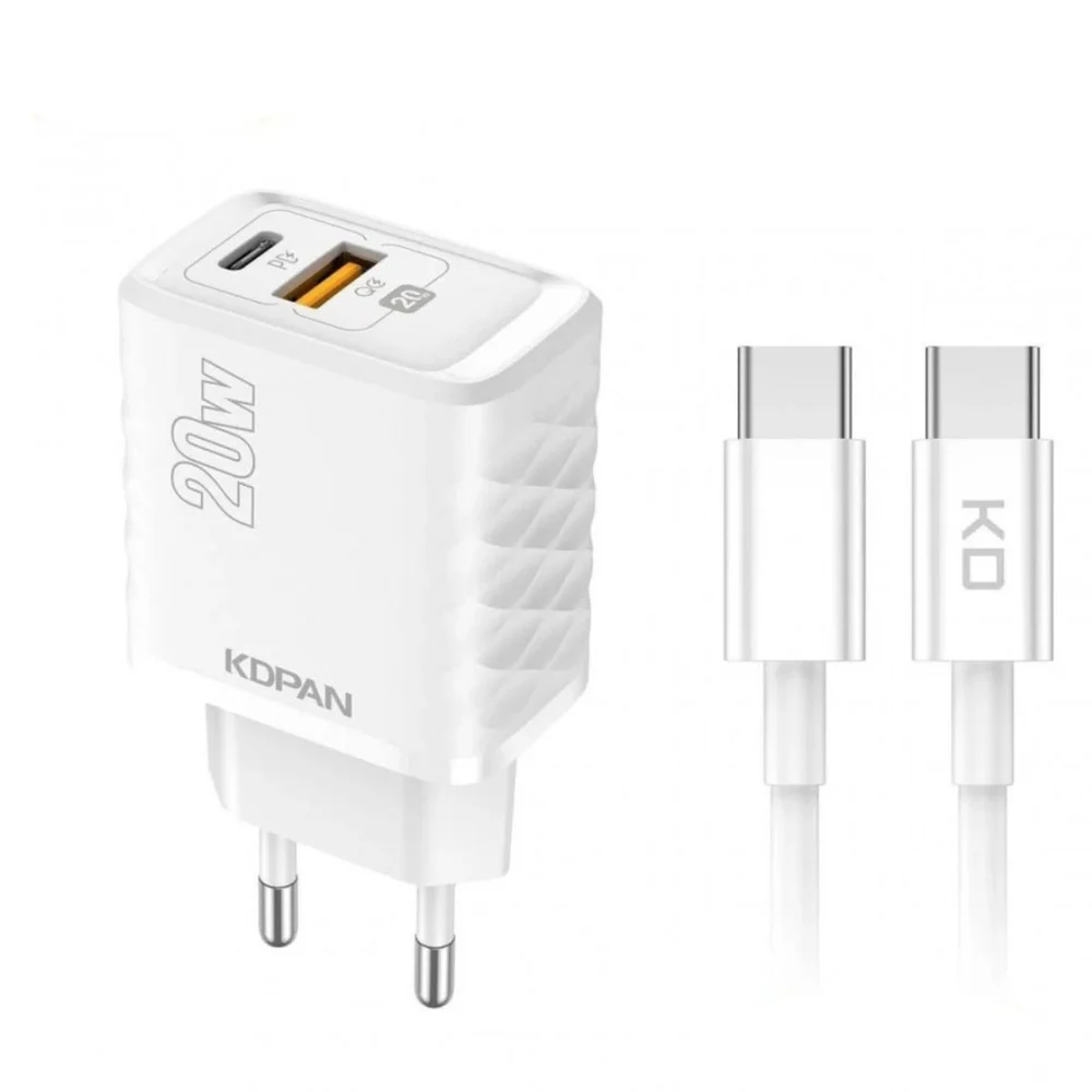Imagem 5 de 5 do produto Carregador 20w Turbo Branco Para Iphone 16