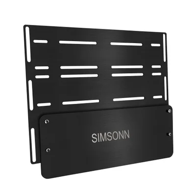 Base de fixação dos Pedais Simsonn Preto Base Dos Pedais Simsonn Load Cell Cockpit Simulador Corrida
