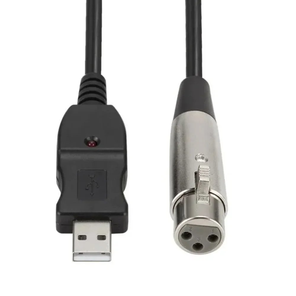 Imagem 3 de 5 do produto Cabo Usb Para Xlr Femea 3mts