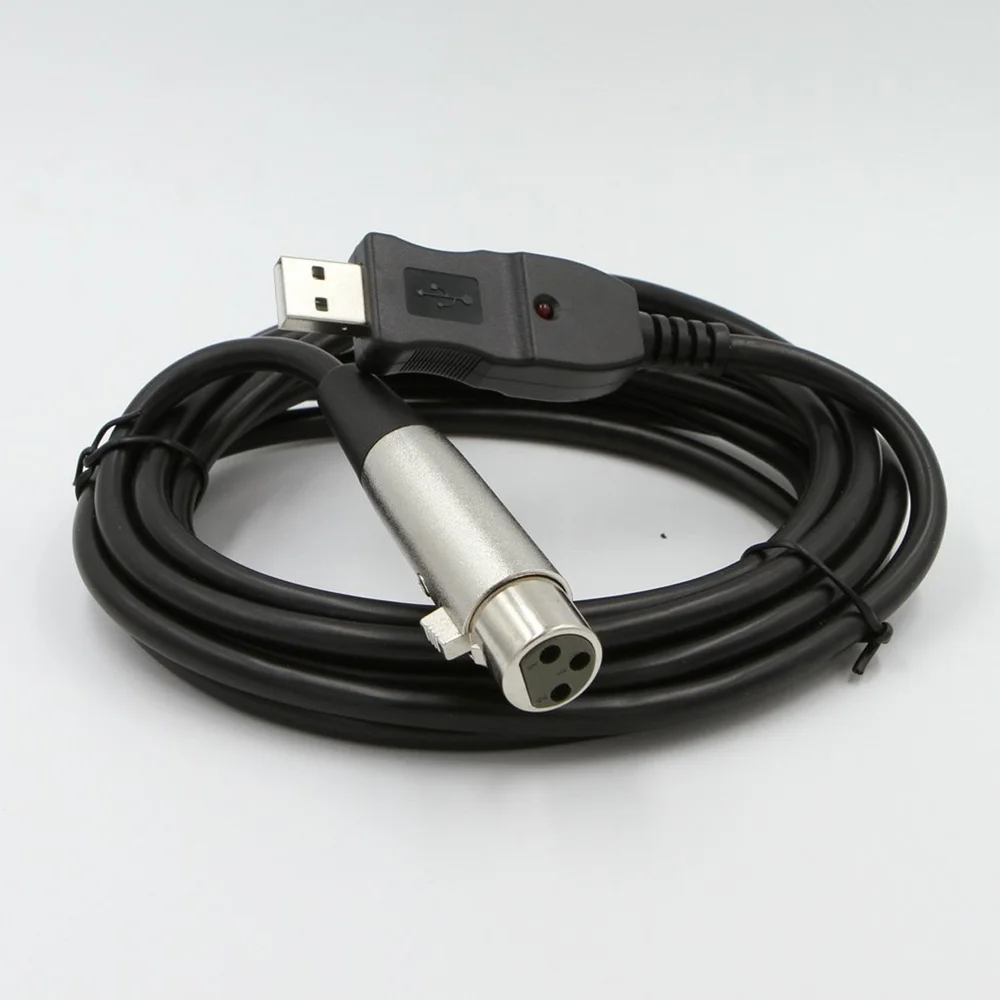 Imagem 5 de 5 do produto Cabo Usb Para Xlr Femea 3mts