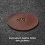 Mousepad Deskmat Office, Feltro 90x40cm, Porta Copo, Antiderrapante, Bordas Costuradas,