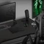 Mousepad Gamer Merak Speed, Tamanho Grande 45x40cm, Borda Costurada, Base Antiderrapante, Preto, Mpml, Elg