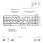 Teclado Logitech Mx Keys S Cinza Claro Us 920-011564-c