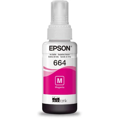 Garrafa De Tinta Epson T664-320-al Magenta 70ml