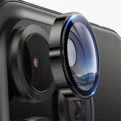Pelicula Protetora De Câmeras Compatível Com Iphone 16 Normal 16 + Plus 16 Pro E 16 Pro Max Modelo E Cor:16 Pro Max Pret