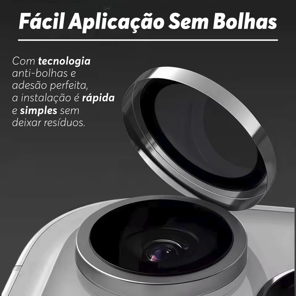 Imagem 4 de 5 do produto Pelicula Protetora De Câmeras Compatível Com Iphone 16 Normal 16 + Plus 16 Pro E 16 Pro Max Modelo E Cor:16 Normal Verde