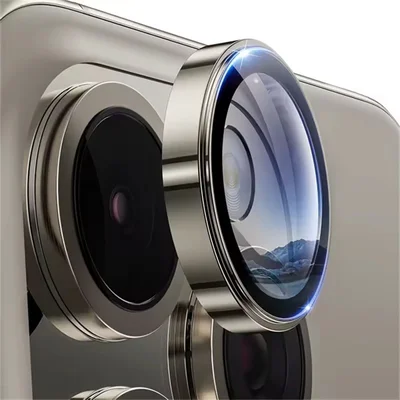 Pelicula Protetora De Câmeras Compatível Com Iphone 16 Normal 16 + Plus 16 Pro E 16 Pro Max Modelo E Cor:16 Pro Natural