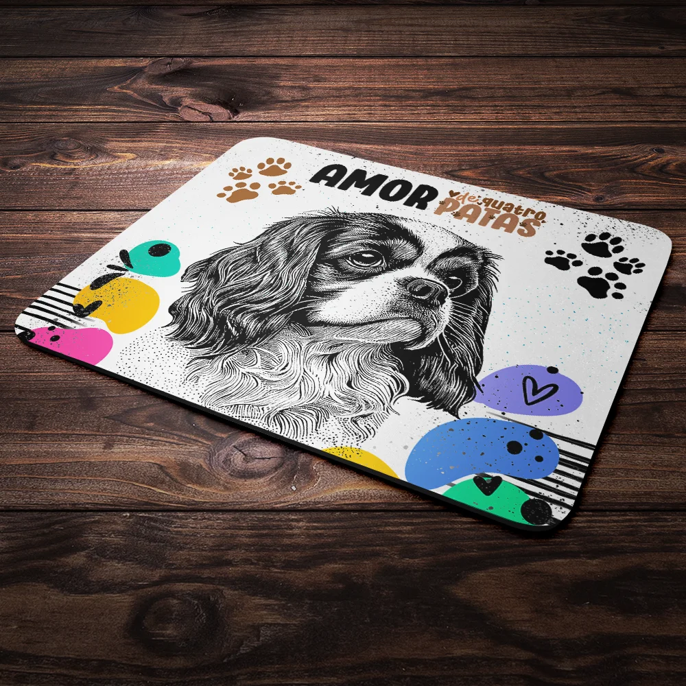 Imagem 3 de 4 do produto Mouse Pad Amor De Quatro Patas - Cachorro Cavalier