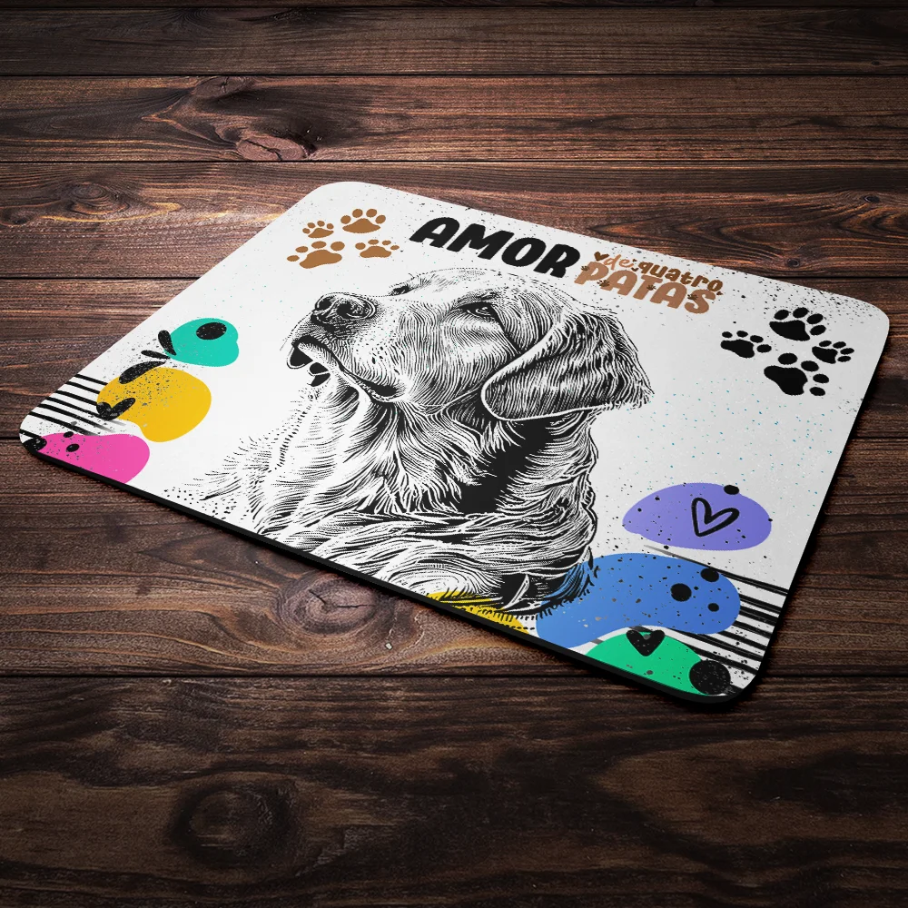 Imagem 3 de 4 do produto Mouse Pad Amor De Quatro Patas - Cachorro Golden