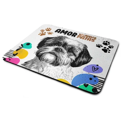 Mouse Pad Amor De Quatro Patas - Cachorro Shih Tzu