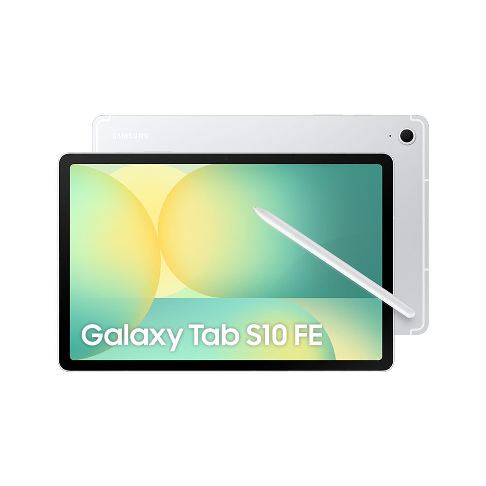 Tablet Samsung Galaxy Tab S10 Fe Wifi, 128GB, 8GB, Tela 10.9” 90hz, S Pen E Capa Inclusas Prata - 128 Gb - Wi-fi - Bi-volt