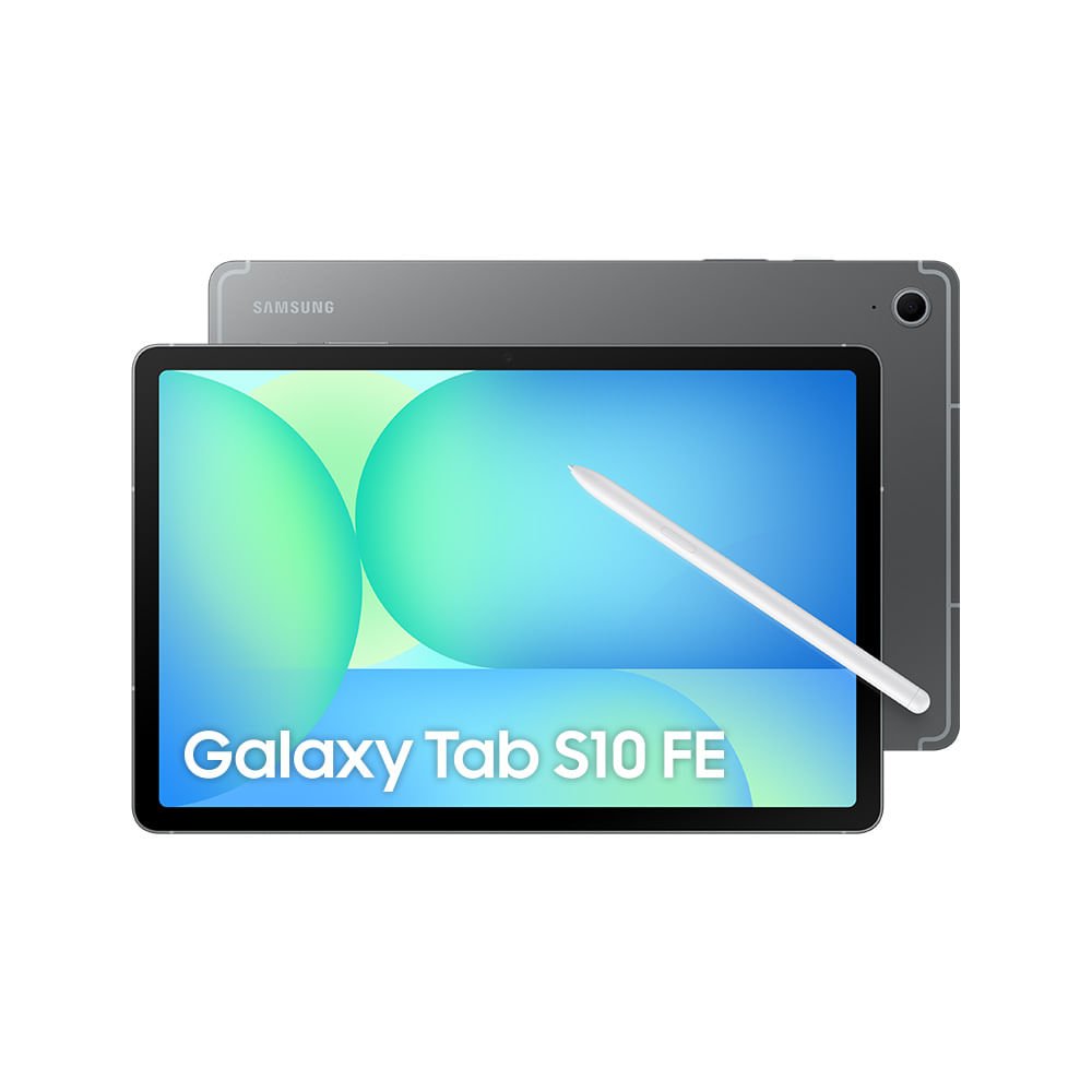 Tablet Samsung Galaxy Tab S10 Fe Wifi, 128GB, 8GB, Tela 10.9” 90hz, S Pen E Capa Inclusas Cinza - 128 Gb - Wi-fi - Bi-volt