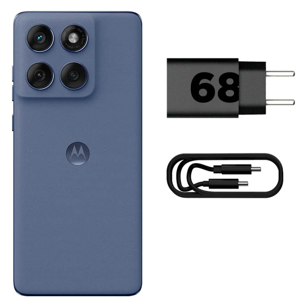 Smartphone Motorola Edge 60 Fusion 256gb Dual Chip 5g Tela 6.7” Câmera Tripla 50mp+50mp+10mp Cinza
