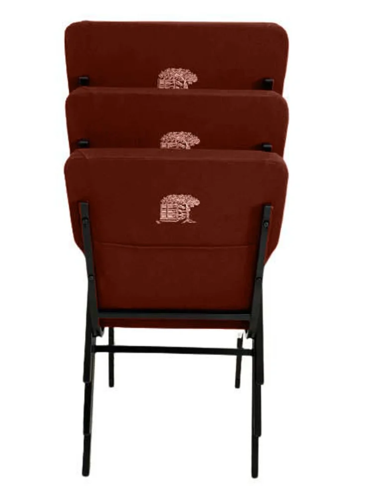 Imagem 5 de 5 do produto Cadeira Empilhável Para Igrejas Evangélicas Linha Church Vermelho