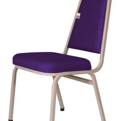 Cadeira Empilhável Para Hotelaria Linha Hotel Jersey Roxo