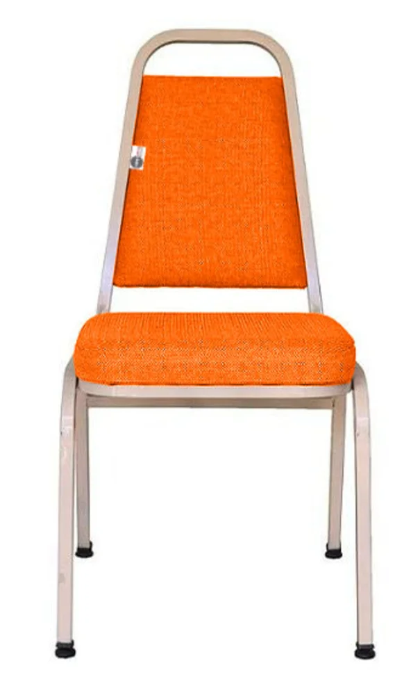 Imagem 2 de 2 do produto Cadeira Empilhável Para Hotelaria Linha Hotel Jersey Laranja