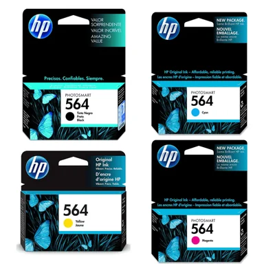 Cartucho de Tinta Hp 564 Cb316wl Kit C6380 | D5460 | B8850 | 4 Cores