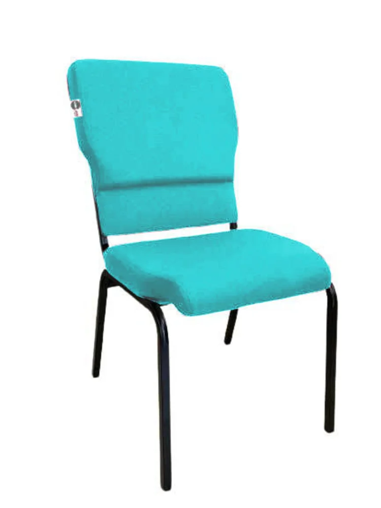 Imagem 5 de 5 do produto Cadeira Empilhável Para Igrejas Evangélicas Linha Church Verde