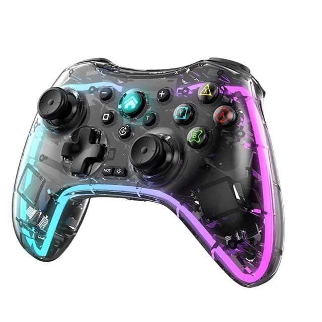 Controle Joystick Gamepad Compativel Ps4 PC Notebook Smart Tv Android Gamepass Celular Bluetooth Sem Fio.