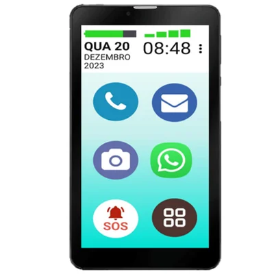 Tablet Vovô&vovófone 32gb Tela 8 Botão Sos Redes Sociais