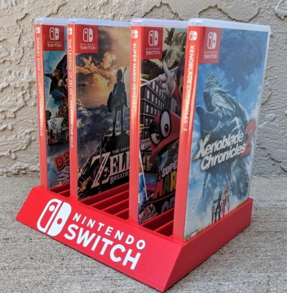 Imagem 2 de 5 do produto Suporte Base Organizador Jogos De Nintendo Switch
