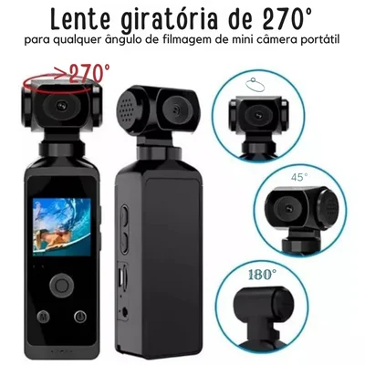 Câmera De Ação Esportiva Prova D'água 5k 270° 13mp Mt-5000 — foto 5