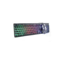 teclado semi mecânico e mouse óptico gamer com led rgb -para jogadores exigentes design sofisticado para queles que procuram o melhor teclado e mouse 